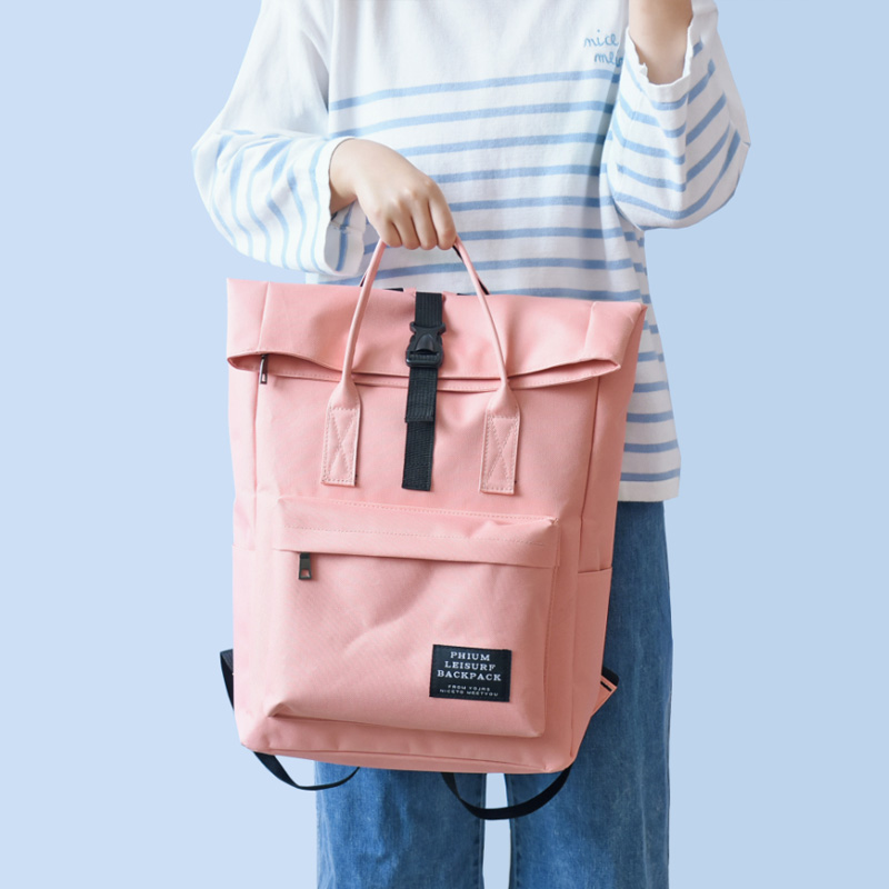 poy reg女大容量男韩版潮电脑包 poy双肩背包