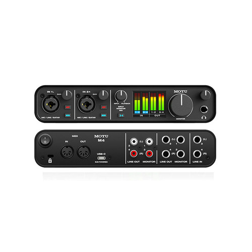 MOTU马头 M2 M4 M6 MK5 专业录音声卡吉他合唱K歌编曲电脑直播 - 图2