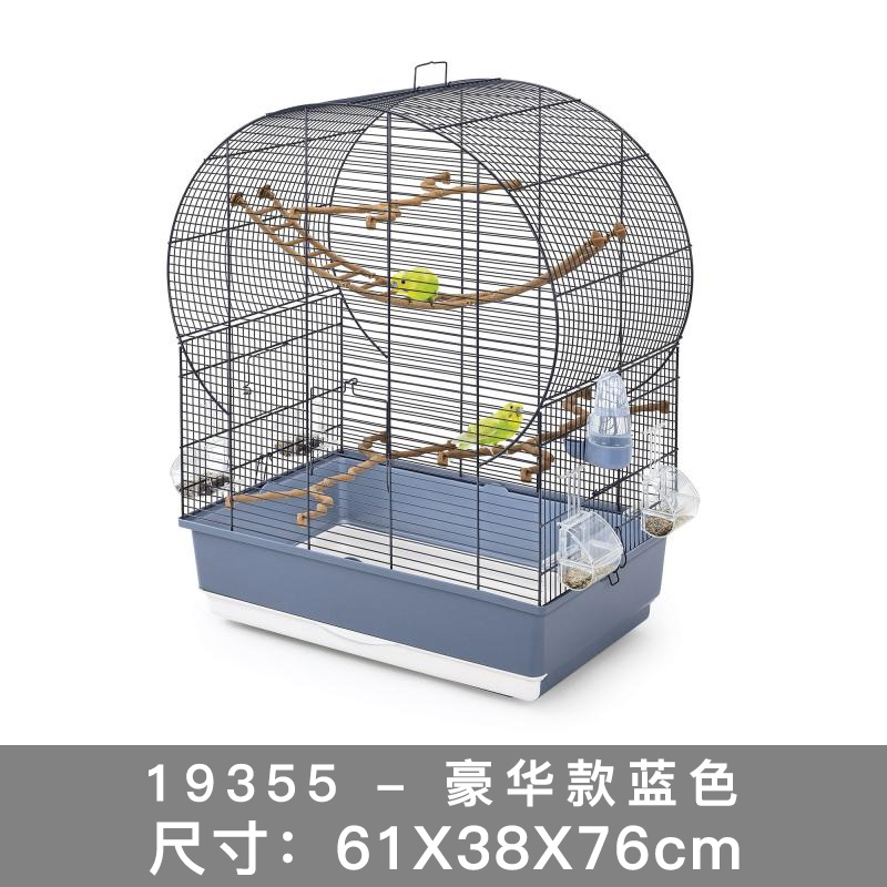 意大利IMAC豪华笼子钢丝铁艺金属鸟笼小型防撒虎纹玄凤文鸟繁殖笼 - 图1