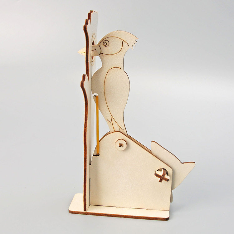 科学实验steam小学生diy啄木鸟小制作儿童拼装材料包科学小实验,淘宝优惠券,粉丝福利购,淘宝优惠卷