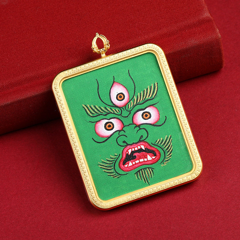 西藏尼泊尔唐卡嘎呜盒吊坠法眼扎基拉姆五路财神挂坠男女配饰,淘宝优惠券,粉丝福利购,淘宝优惠卷