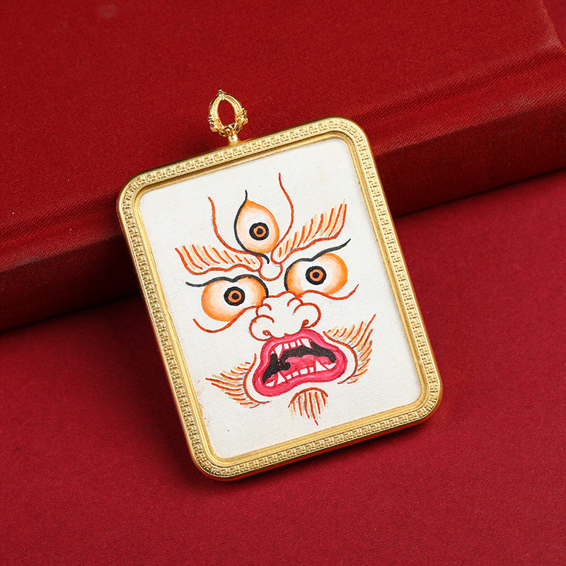 西藏尼泊尔唐卡嘎呜盒吊坠法眼扎基拉姆五路财神挂坠男女配饰,淘宝优惠券,粉丝福利购,淘宝优惠卷
