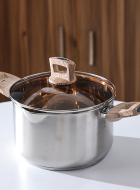 【八度空间】样板间灶具燃气灶不锈钢汤锅摆件样板房软装厨房厨具