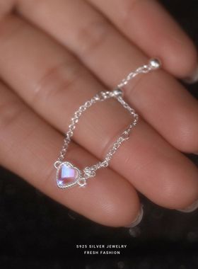 高级感爱心食指时尚轻奢戒指女