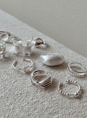 指环叠东珠宝韩国大门款未晚新