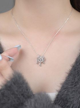 锁骨足999锁项链新中式国潮国风