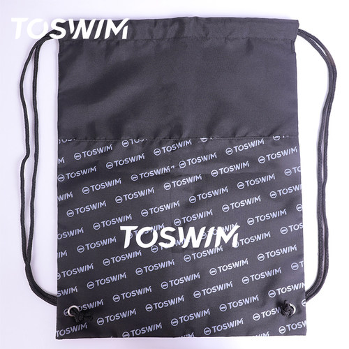 TOSWIM泳镜侠帆布袋游泳包男女便携沙滩泳衣收纳袋运动单肩帆布包 - 图1