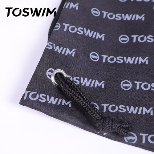 TOSWIM泳镜侠帆布袋游泳包男女便携沙滩泳衣收纳袋运动单肩帆布包 - 图2