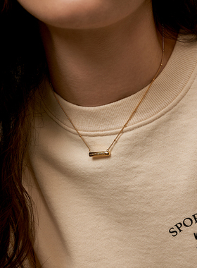 PAUSAANN原创设计横条项链女