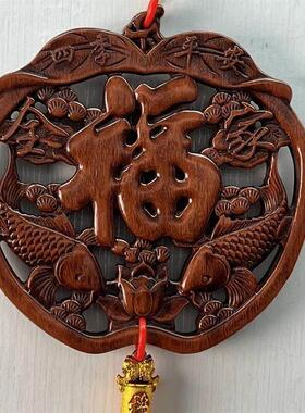 东阳木雕苹果福香樟刻中
