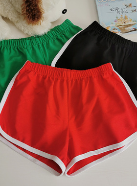 露出大长腿 性感运动短裤 学生夏季街头瑜伽热裤women's shorts