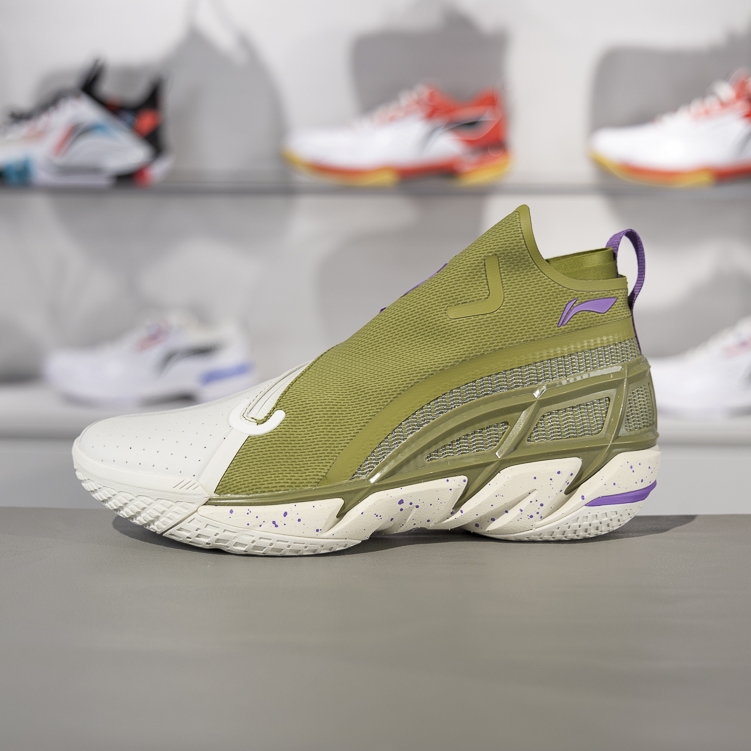 李宁2024冬新款反伍4 WNTR男子轻量高回弹中帮篮球外场鞋ABFU031 - 图3