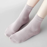 Tide, носки, черные белые тонкие японские гольфы, средней длины