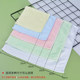 Pure cotton children's solid color square towel kindergarten hand towel