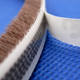 Adhesive top aluminum alloy door and window seal strip 3M sound insulation