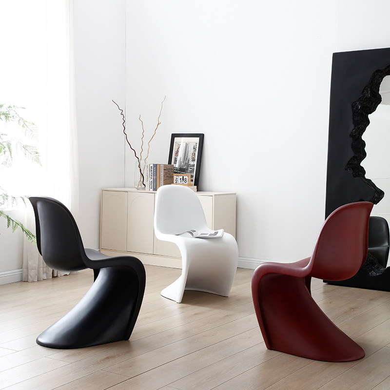 北欧设计师美人椅现代艺术异形餐椅网红创意洽谈书桌潘通椅,淘宝优惠券,粉丝福利购,淘宝优惠卷
