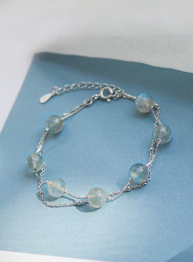 月光石韩版学生森系冷淡风手链