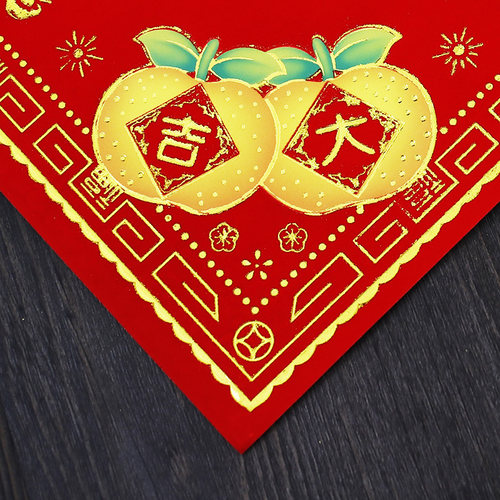 2026新年装饰春节马年大门福字门贴年画植绒大吉过年贴墙春联贴纸 - 图0