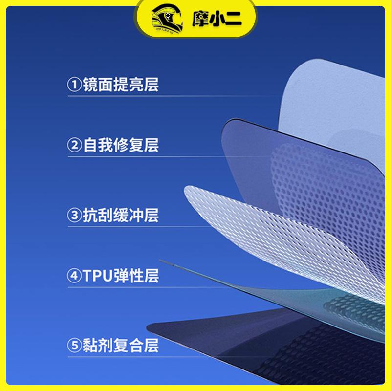 摩小二适用本田NPF125大灯尾灯熏黑灯膜防水防晒防刮花保护贴膜 - 图1