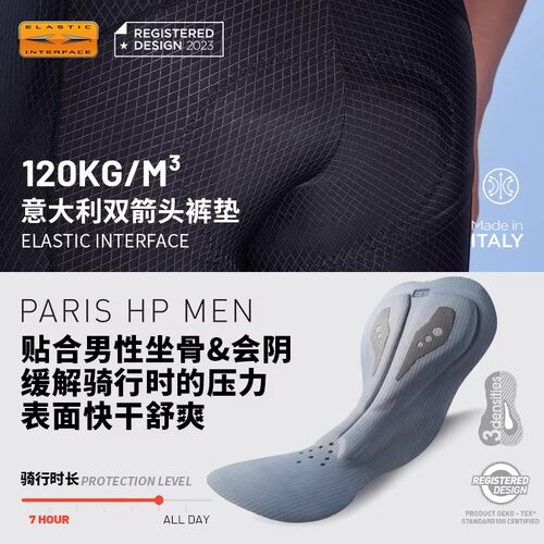 EVR新款双箭头骑行裤男款士春夏公路自行车背带短裤速干透气破风 - 图1