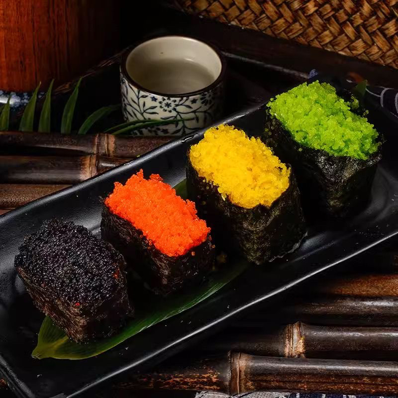 江船长小粒100g鱼籽红鱼鱼籽酱飞鱼鱼子酱多春鱼调味商用寿司料理,淘宝优惠券,粉丝福利购,淘宝优惠卷