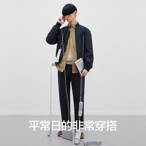 蕉内非常服502Regular男女同款休闲梭织外套运动棒球服飞行员夹克 - 图2