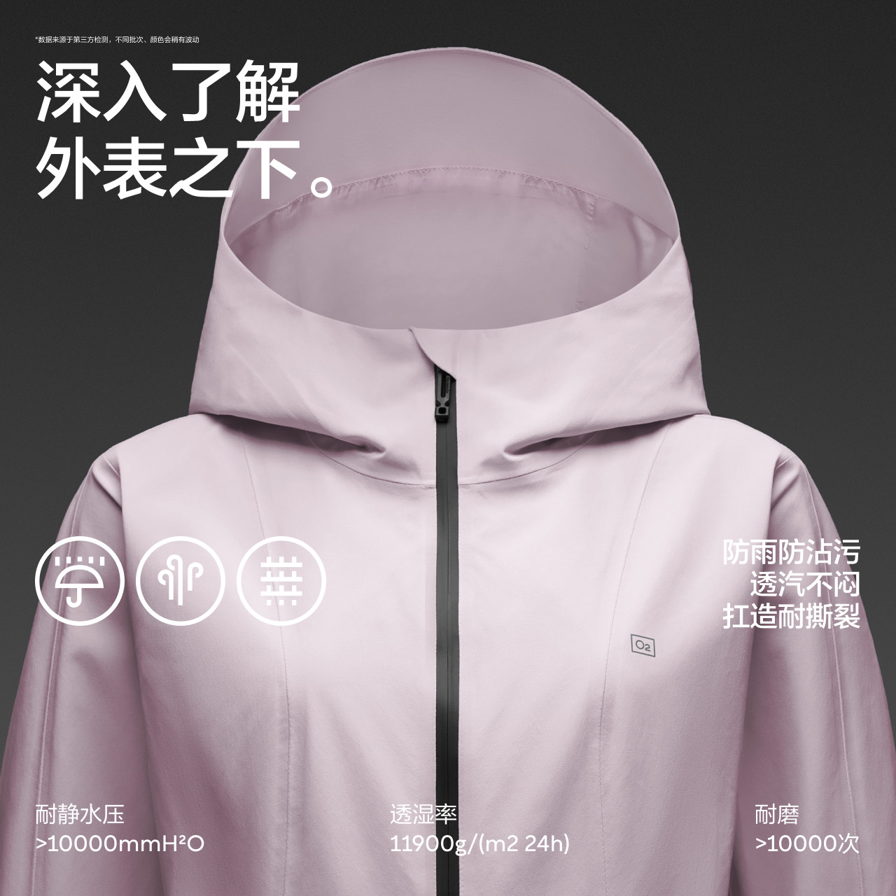 【赵露思同款】蕉内氧气301Proof女士显瘦修身冲锋衣防风防水外套,淘宝优惠券,粉丝福利购,淘宝优惠卷