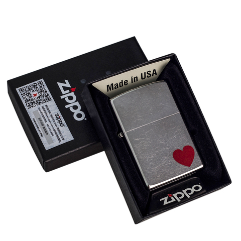 ZIPPO正版打火机 角落里的爱29060 恋爱礼物 芝宝官方正品ZIPPO