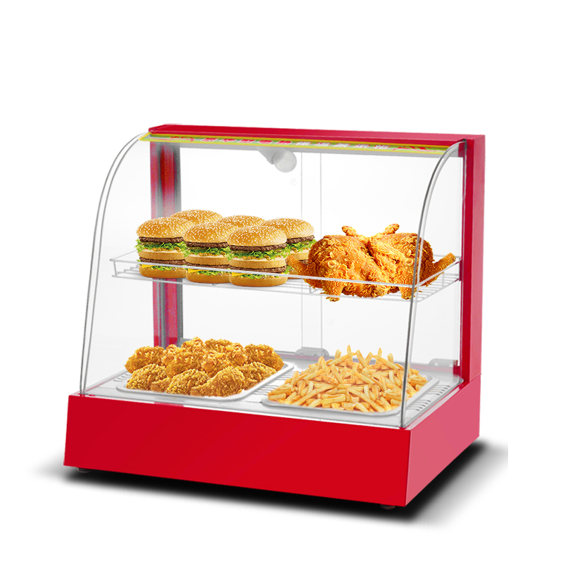 商用玻璃蛋挞恒温柜保温箱加热台式小型保温柜食品展示柜板栗汉堡 - 图3