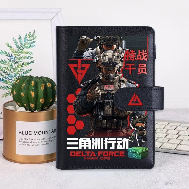 三角洲行动笔记本威龙红狼蜂医手账本酷帅男孩游戏本子横线本日记,淘宝优惠券,粉丝福利购,淘宝优惠卷