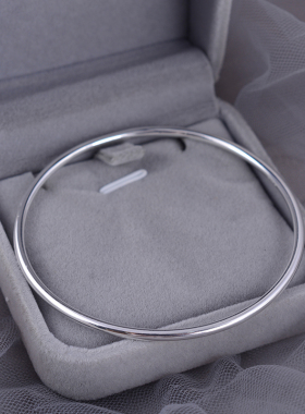 纯银手镯经典气质高级轻奢