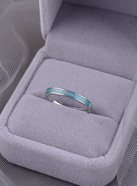 925纯银戒指流星雨情侣对戒