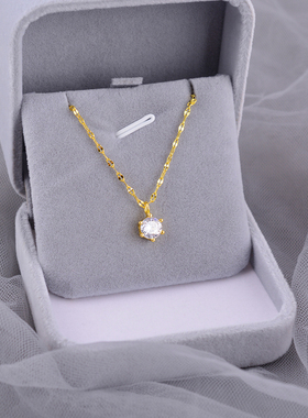 925纯银六爪项链高级轻奢小众