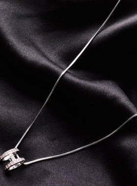 s925镶嵌锆石小众百搭吊坠