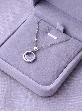 一汪轻奢小众设计感高级锁骨链