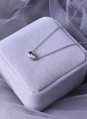 相思豆吊坠s925纯银内女款chic