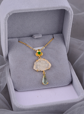 925纯银小莲蓬项链小红书同款