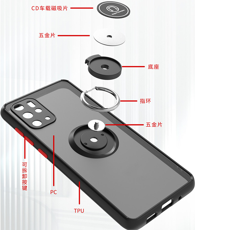 适用三星S20Ultra手机壳新款GalaxyS10/S10Plus透明磨砂s8+个性创意s10e高档s9男女s20fe全包防摔支架保护套 - 图2