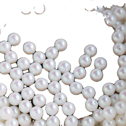 仿海水珠树脂直孔仿珍珠diy串珠手链项链饰品配件材料 - 图3