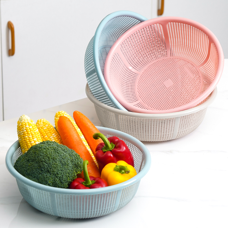 厨房淘米篮加密洗菜沥水篮塑料洗水果盆水池收纳篮碗筷篮子家庭装,淘宝优惠券,粉丝福利购,淘宝优惠卷