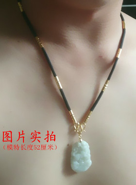 霸气【保色黄金项链】吊坠挂绳