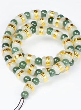 黄金男士项链路路通项链