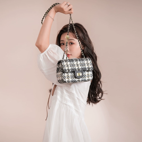 Сумка через плечо, модная цепь, сумка на одно плечо, изысканный стиль, коллекция 2023, в западном стиле