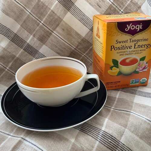 现货Yogi Tea甜橘正能量原生天然草本补充剂绿色马黛制成提升能量 - 图0