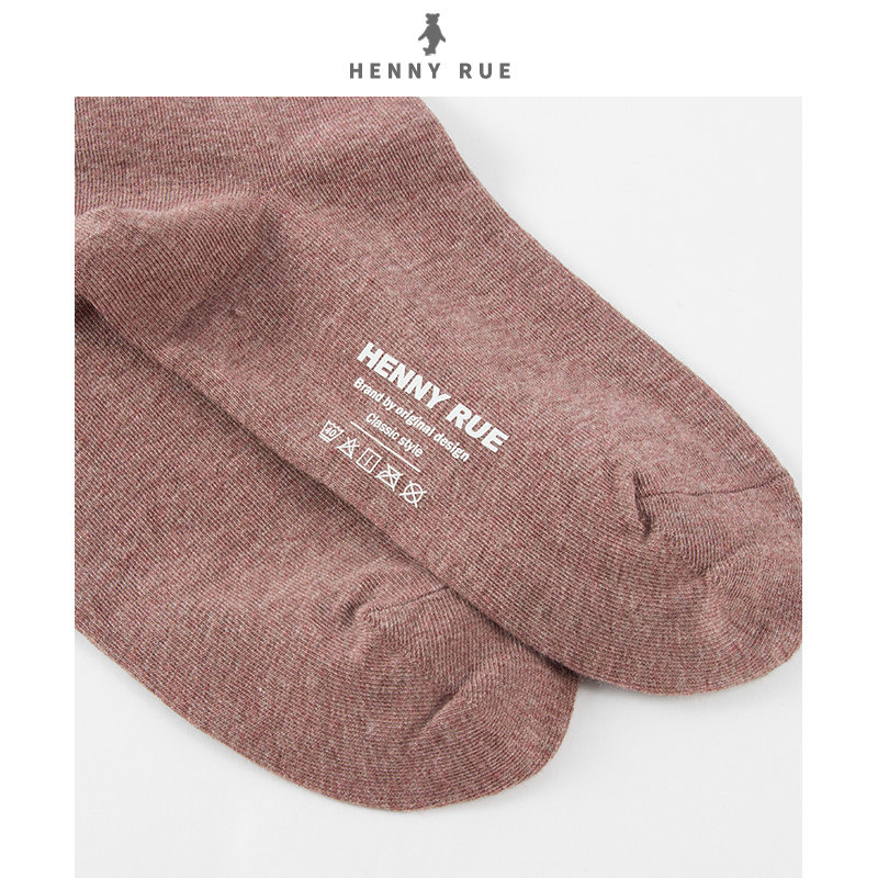 henny rue秋冬新款休闲中筒袜子 hennyrue短袜/打底袜/丝袜/美腿袜