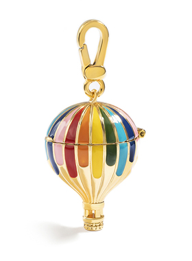童趣彩色热气球小鸟可开吊坠项链