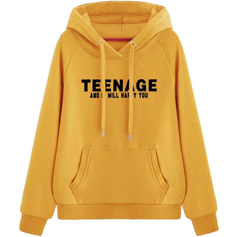 加厚加绒卫衣女2020新款春秋连帽衫 绫町卫衣/绒衫