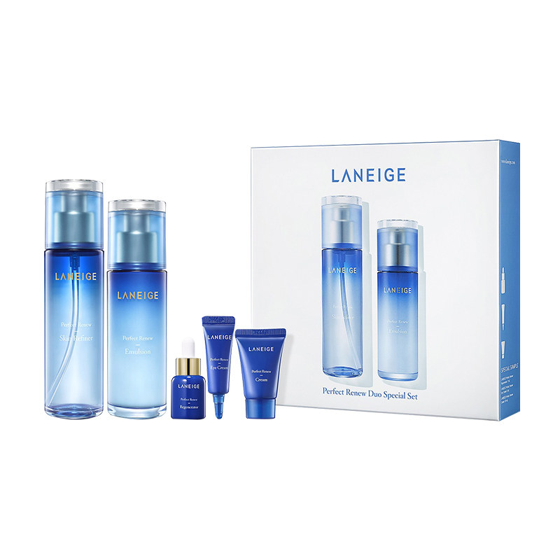 兰芝雪凝紧致水乳套装抗皱致美紧颜 AKPLAZA海外面部护理套装