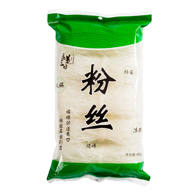 火锅粉丝400g*2包细粉丝米粉细粉条花甲粉丝龙口工艺-图3