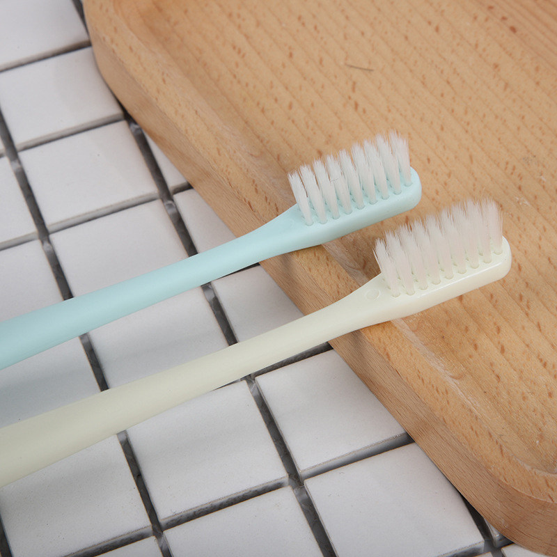 日式马卡龙抑菌细软毛家用成人牙刷 护士长牙刷/口腔清洁工具